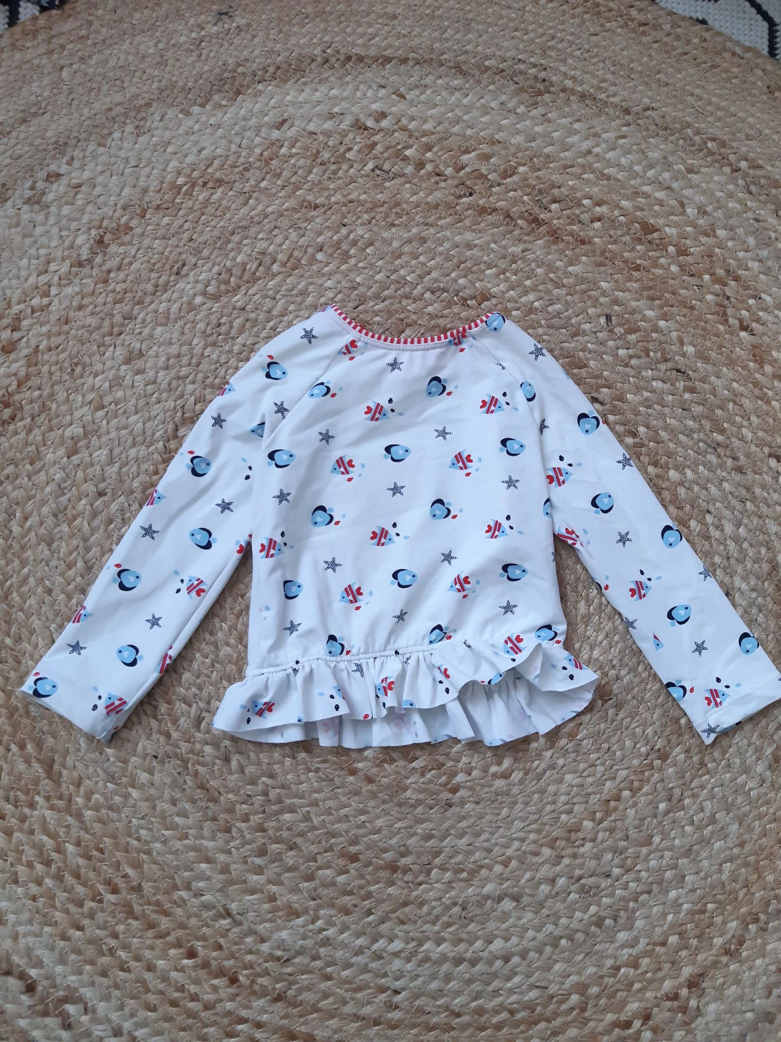 Tee-shirt de bain anti UV Obaibi 18 mois